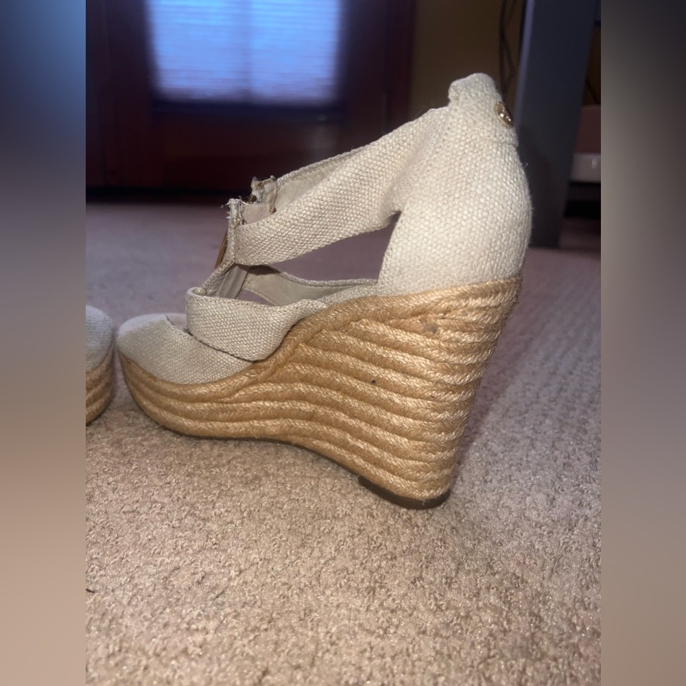 Michael by Michael Kors Damita Espadrille Wedge- Size 8 - Picture 5 of 8